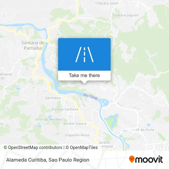 Alameda Curitiba map