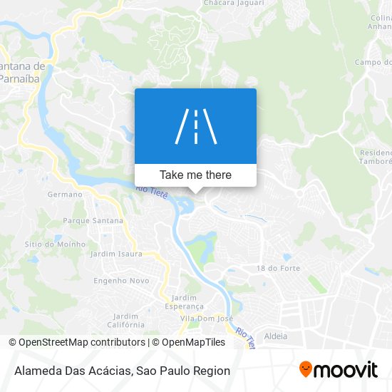 Alameda Das Acácias map