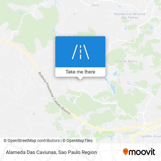 Mapa Alameda Das Caviunas