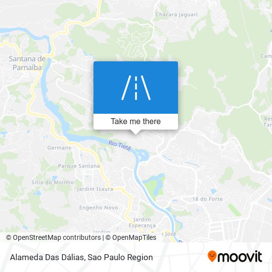 Alameda Das Dálias map