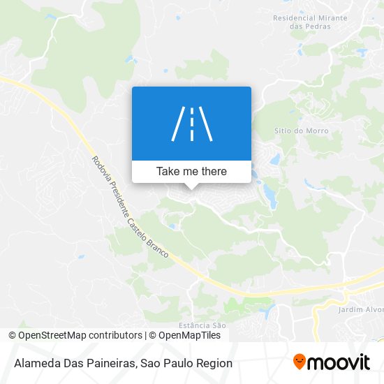 Mapa Alameda Das Paineiras