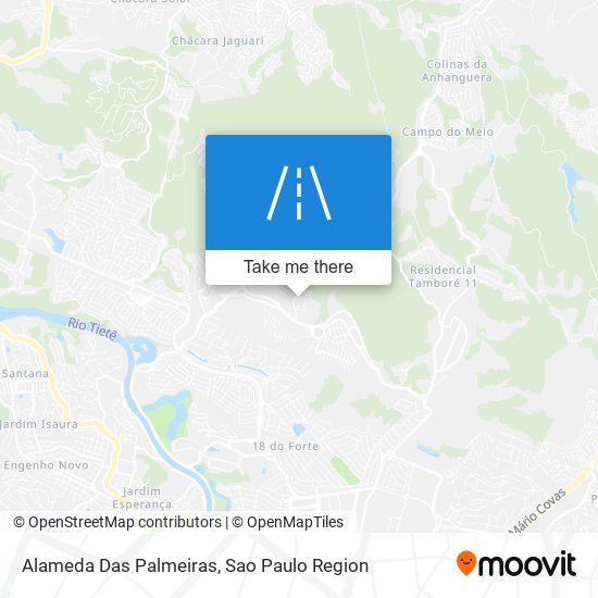 Alameda Das Palmeiras map