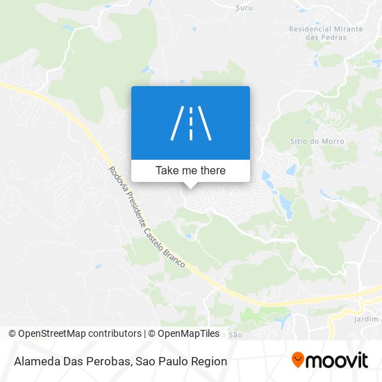 Mapa Alameda Das Perobas