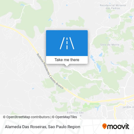 Alameda Das Roseiras map
