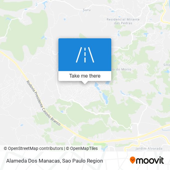 Alameda Dos Manacas map