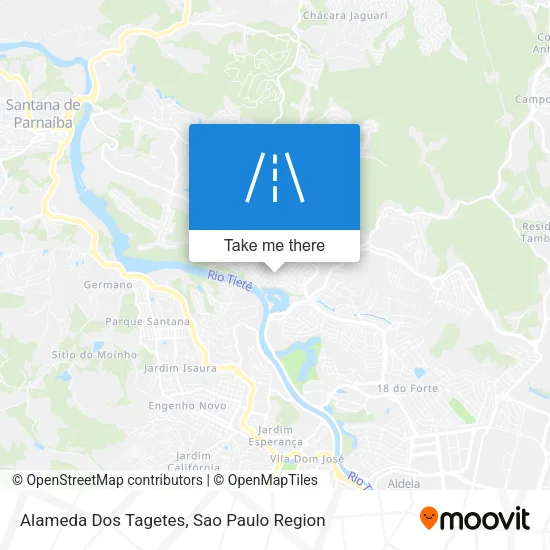 Alameda Dos Tagetes map