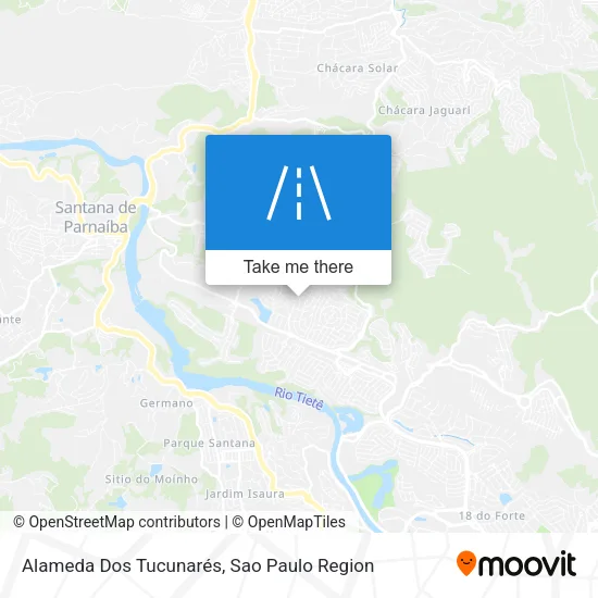 Alameda Dos Tucunarés map