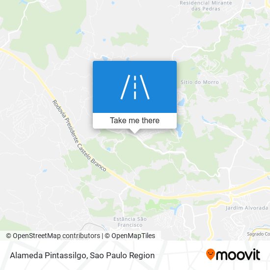 Mapa Alameda Pintassilgo