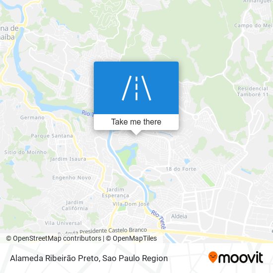 Mapa Alameda Ribeirão Preto