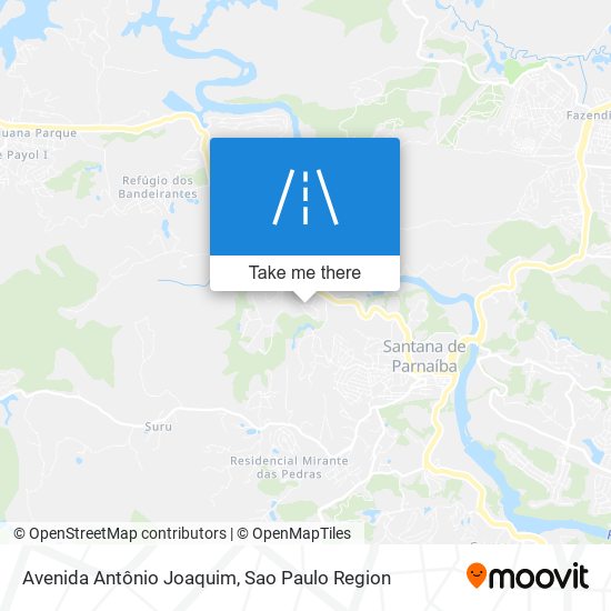 Mapa Avenida Antônio Joaquim
