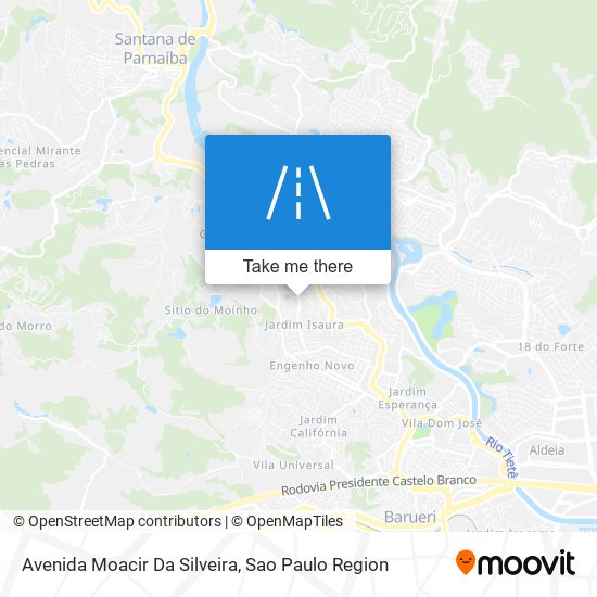 Avenida Moacir Da Silveira map