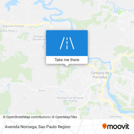 Mapa Avenida Noroega