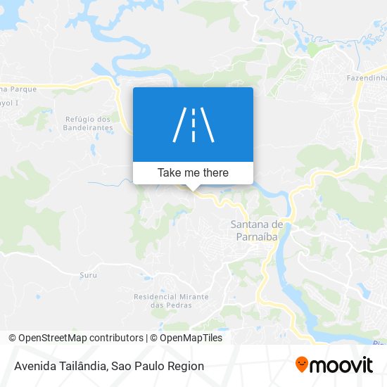 Mapa Avenida Tailândia