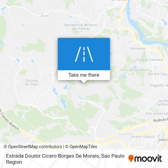 Estrada Doutor Cícero Borges De Morais map