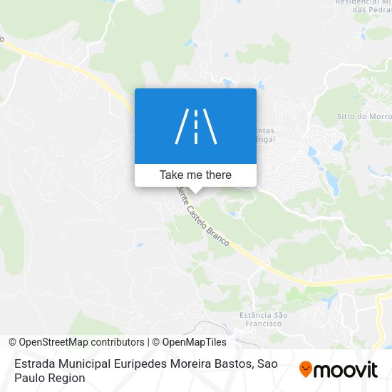 Estrada Municipal Euripedes Moreira Bastos map