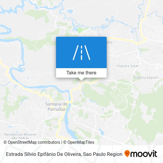 Estrada Sílvio Epifânio De Oliveira map