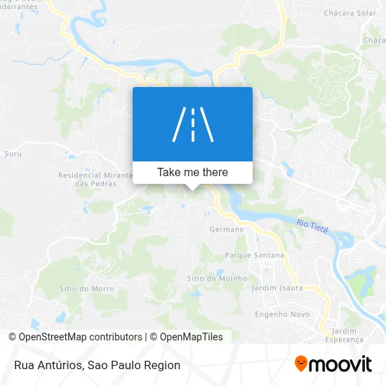 Rua Antúrios map