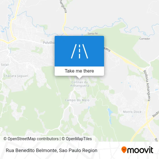 Rua Benedito Belmonte map