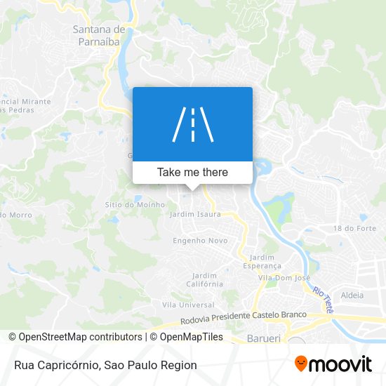 Rua Capricórnio map