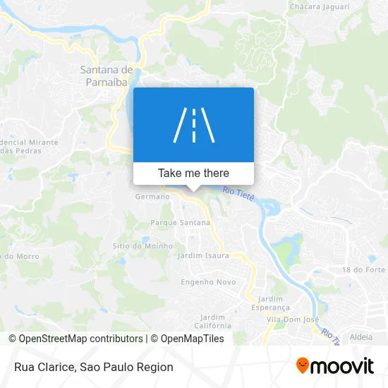 Rua Clarice map
