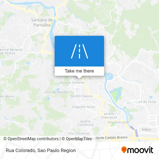Rua Colorado map