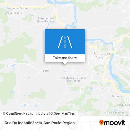 Mapa Rua Da Inconfidência