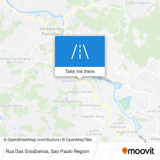 Mapa Rua Das Goiabeiras