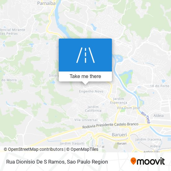 Mapa Rua Dionísio De S Ramos