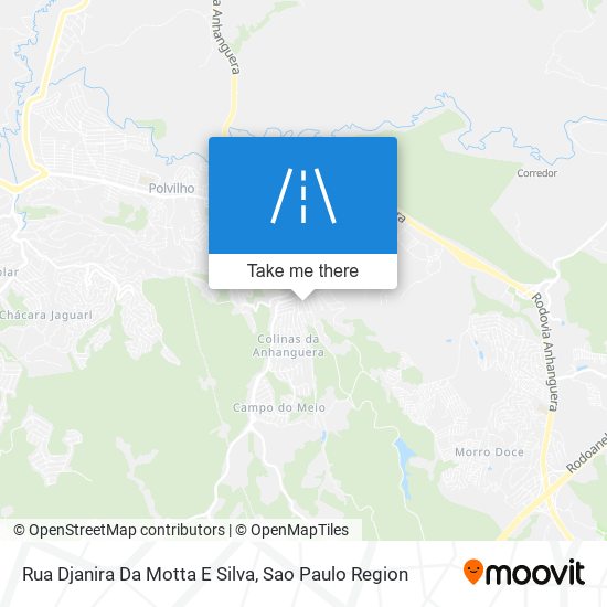 Mapa Rua Djanira Da Motta E Silva