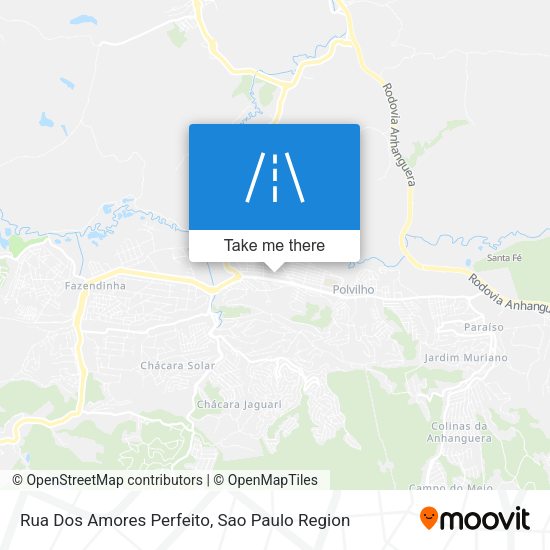 Rua Dos Amores Perfeito map
