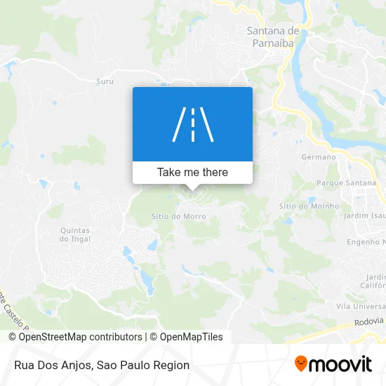 Rua Dos Anjos map