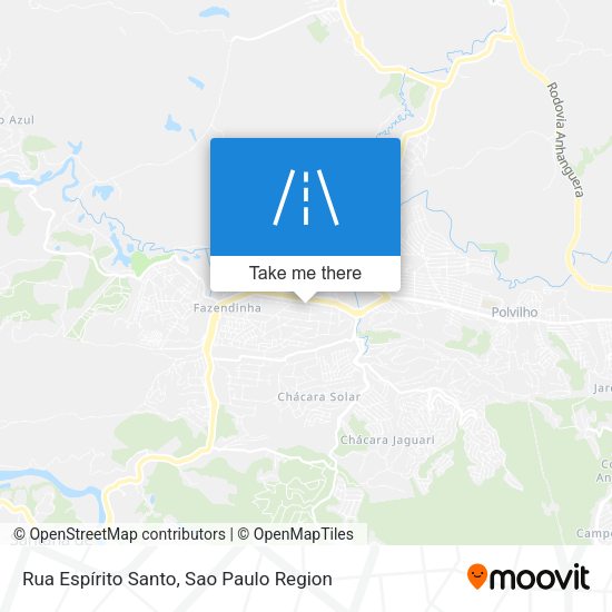 Rua Espírito Santo map
