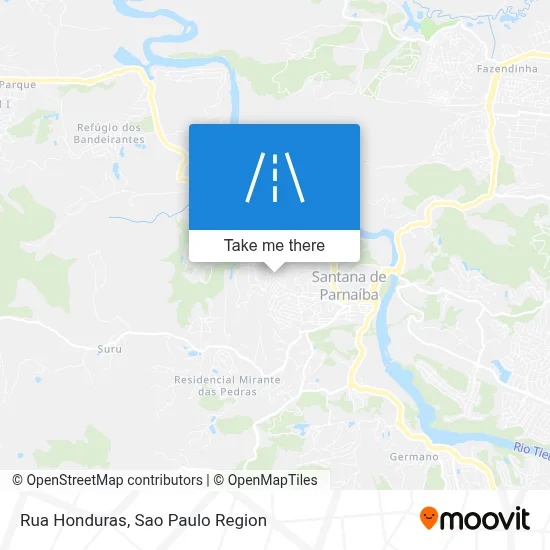 Rua Honduras map