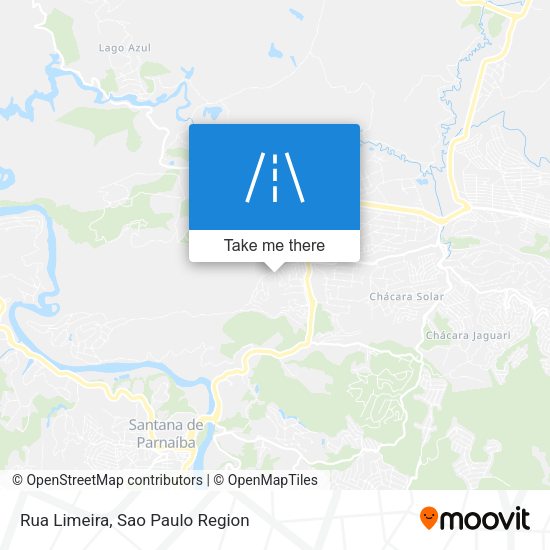 Rua Limeira map