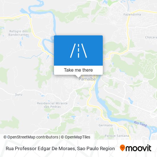 Rua Professor Edgar De Moraes map