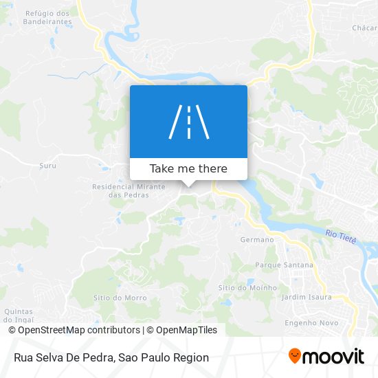 Rua Selva De Pedra map