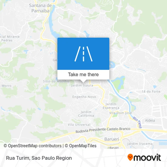 Rua Turim map