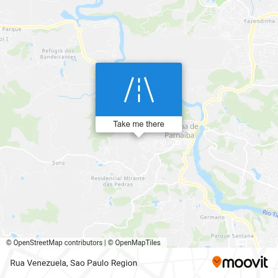 Rua Venezuela map