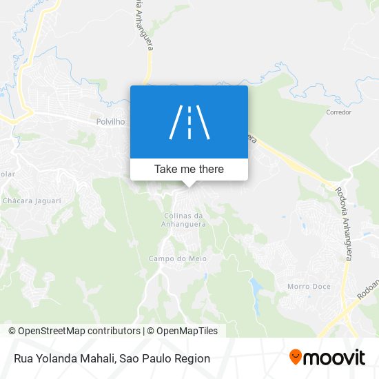 Mapa Rua Yolanda Mahali