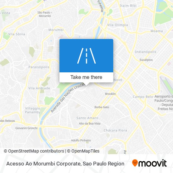 Mapa Acesso Ao Morumbi Corporate