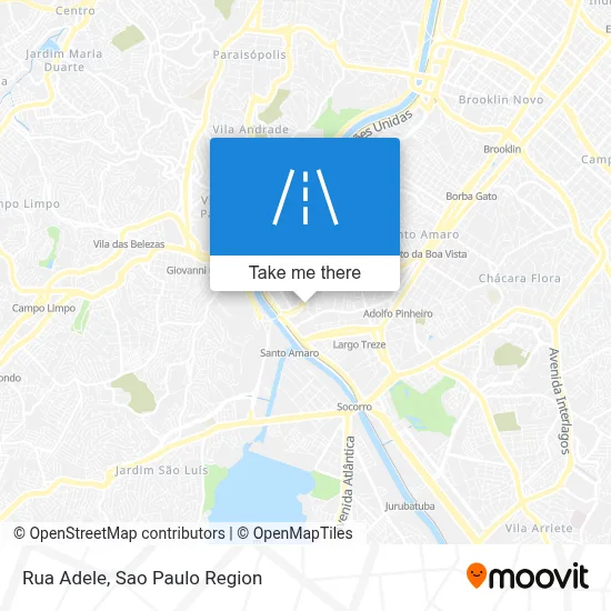 Rua Adele map