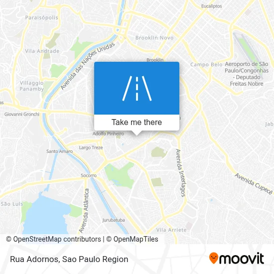 Rua Adornos map
