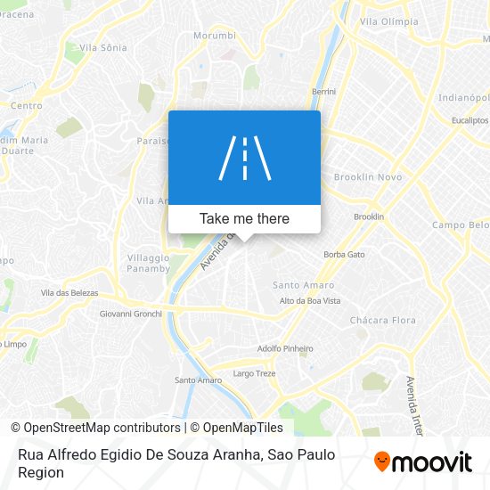 Rua Alfredo Egidio De Souza Aranha map