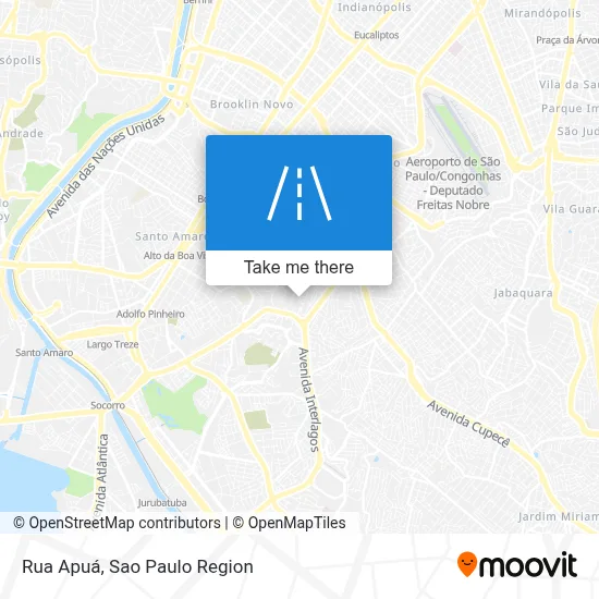 Rua Apuá map