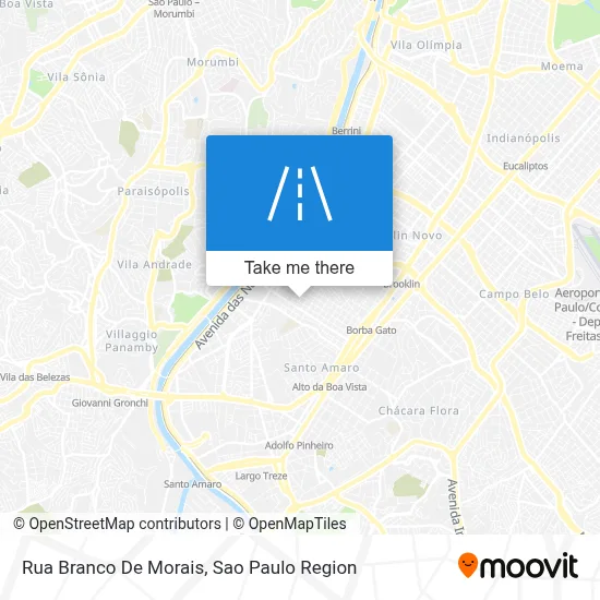 Rua Branco De Morais map