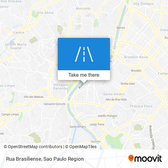 Rua Brasiliense map