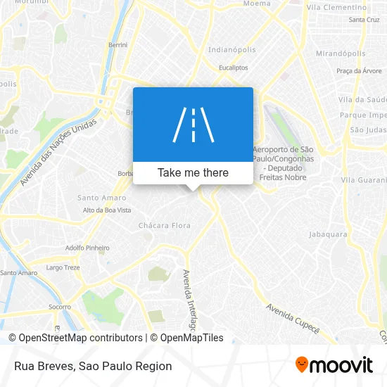 Rua Breves map