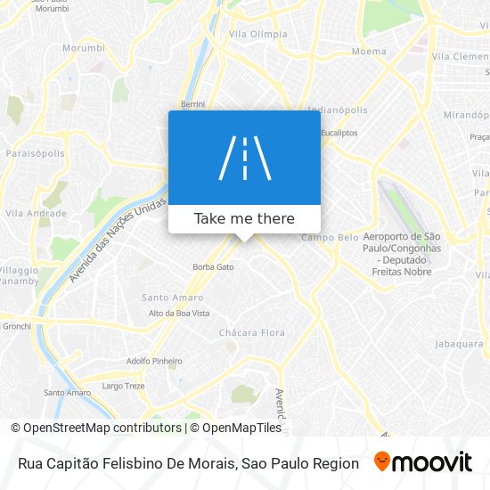 Rua Capitão Felisbino De Morais map