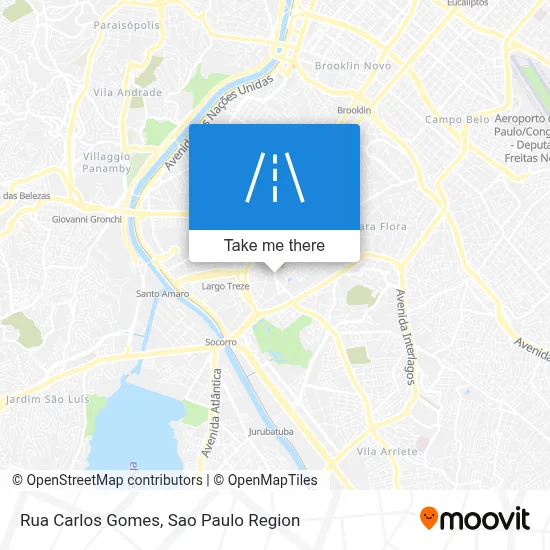 Rua Carlos Gomes map