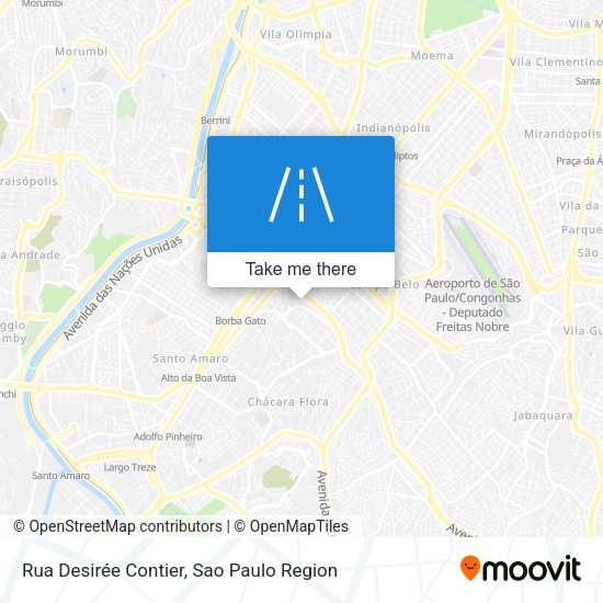 Rua Desirée Contier map